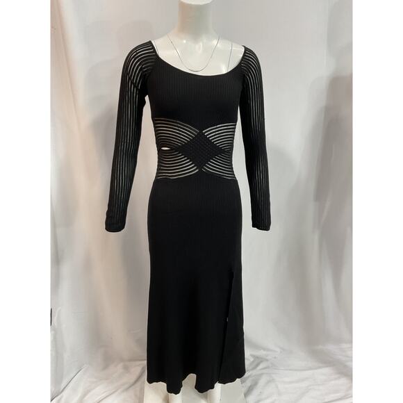 Sovere 'Tilt' Black Knit Dress Size S - Picture 2 of 5